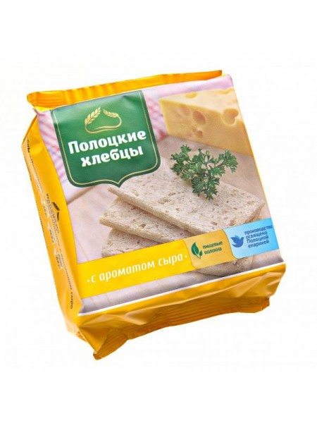 Хлебцы Полоцкие Экструз. Сыр 55 г. ВитебскХлебпром Хлебцы Полоцкие Экструз. Сыр 55 г. ВитебскХлебпром